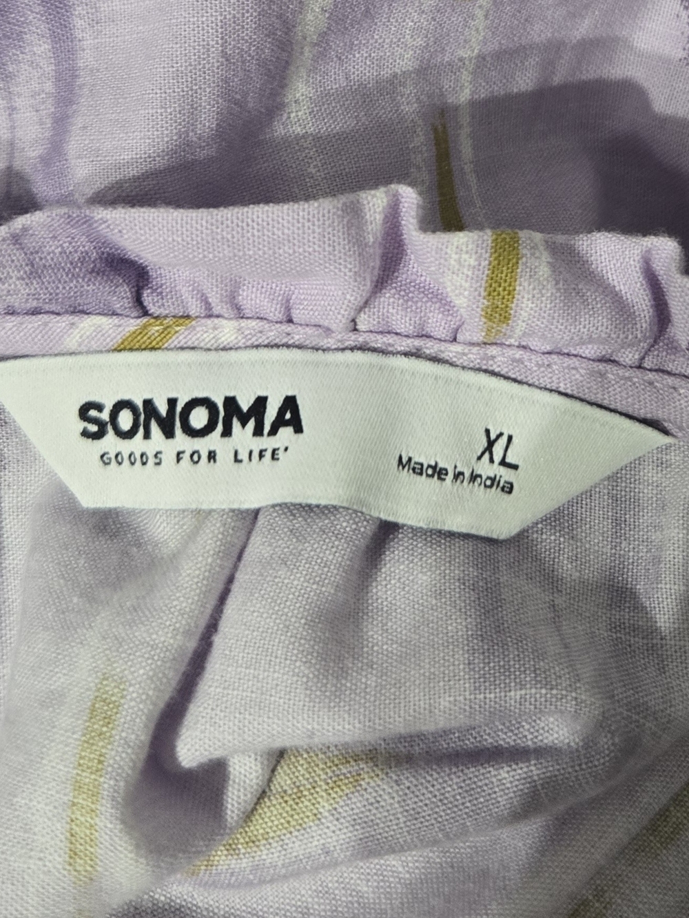 Sonoma Lilac Maxi Dress with Ikat Stripe Accents - Picture 2 of 6